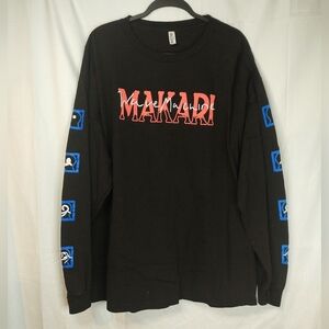 Makari Wave Machine Long Sleeve T Shirt 2XL